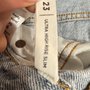 PacSun High-Rise Slim Jeans - Light Blue